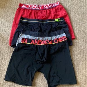 4-Pack Gently Worn Andrew Christian Men’s Underwear in Small